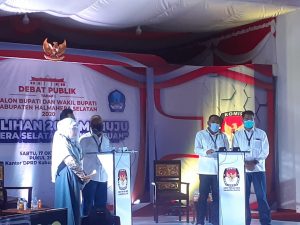 Debat Perdana Pilkada Halsel, Paslon Usman- Bassam Lebi Dominan