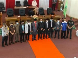 Ketua DPRD Halbar Pimpin Paripurna Penetapan Bupati- Wakil Bupati Terpilih