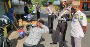 Tim Gabungan Polres Halbar Mulai Lakukan Penindakan Protokol Covid -19