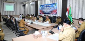 Entry Meeting Pemprov dan Pemda Halbar, Bupati: Kinerja SKPD Tetap Dipertahankan