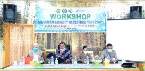 Dinkes Halbar Gelar Workshop Pemahaman Standar Akreditas Pada 3 Puskesmas