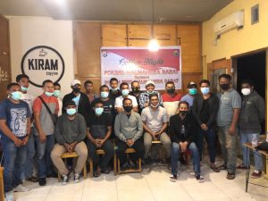 Bangun Kemitraan, Kapolres Halbar Dengan Insan Pers ‘Coffee Night’