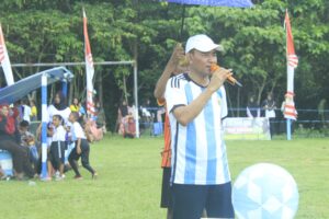 Buka Turnamen Persebal Cup I, Ketua Askab Halbar Beralngsungkawa Tragedi Kanjuruhan Malang