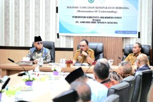 Kembangkan Budi Daya Pangan di Halbar, Pemkab Dengan PT SBMK Teken MoU