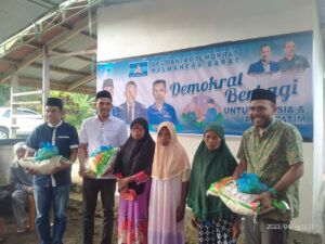 500 Paket Sembako Disalurkan DPC Demokrat ke Warga Halbar di Bulan Ramadhan