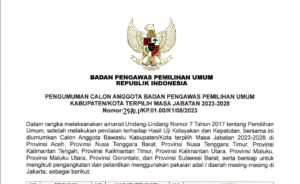 Bawaslu RI Tetapkan 3 Nama Calon Anggota Bawaslu Halbar Periode 2023-2028