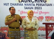 Busana Tradisional Berbagai Daerah Ramaikan Launching HUT DWP Halmahera Barat 