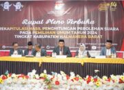 KPU Halbar Gelar Rapat Pleno Terbuka Pemilu 2024 